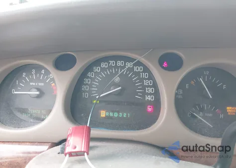 2000 Buick Lesabre Limited from USA, damaged, VIN 1G4HR54K9YU152165